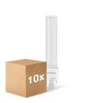 Mehrfachpackung 10x Noxion Lucent PL-C LED 7.4W - 840 Kaltweiß | 2-Pins - Ersatz Für 26W