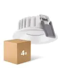 Lot 4x Ledvance Spot LED Air Fix Aluminium Blanc 6W 570lm 36D - 940 Blanc Froid | Diamètre 68mm - IP65 - Meilleur rendu des couleurs - Dimmable
